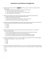 Questions - Motions in Straight Line.pdf